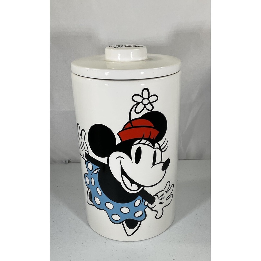 Disney Minnie Mouse Large Candy Treat Cookie Jar Canister Classic